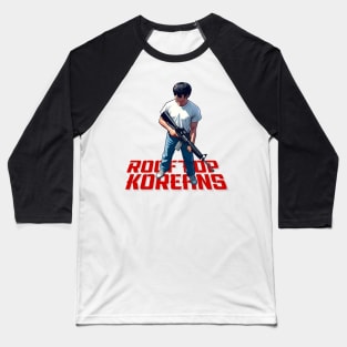 Rooftop Koreans Baseball T-Shirt